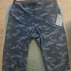 Tapout Black Camo Athletic Shorts